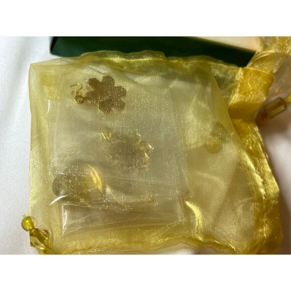 Hallmark Keepsake Ornaments 2003 Presents of Angels Miniatures Gold Christmas - Picture 3 of 3